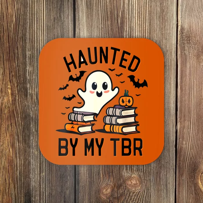 Halloween Book Funny Haunted By My Tbr Boo Gift Coaster