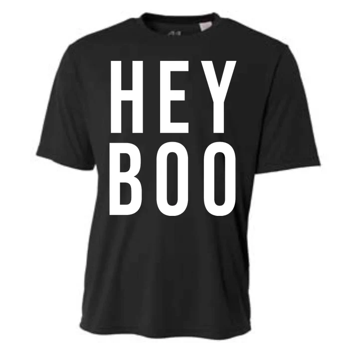 Hey Boo Funny Halloween Festive Cooling Performance Crew T-Shirt