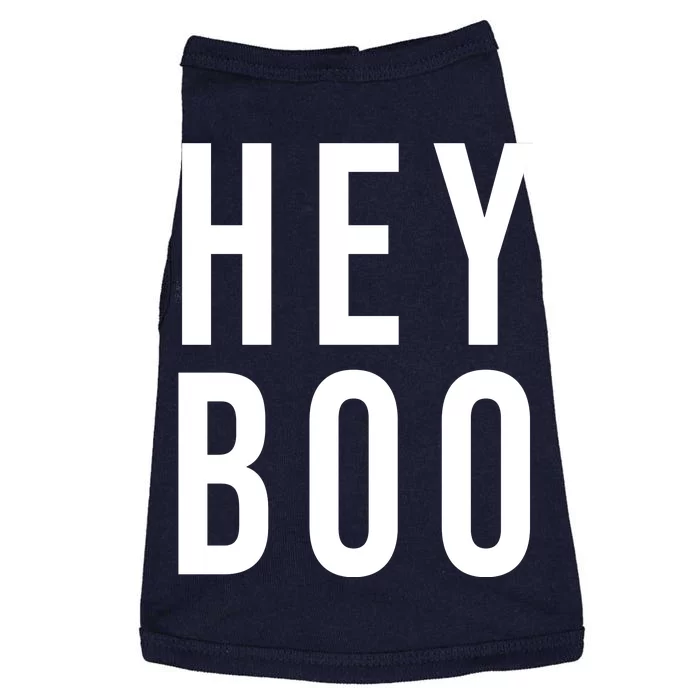 Hey Boo Funny Halloween Festive Doggie Tank