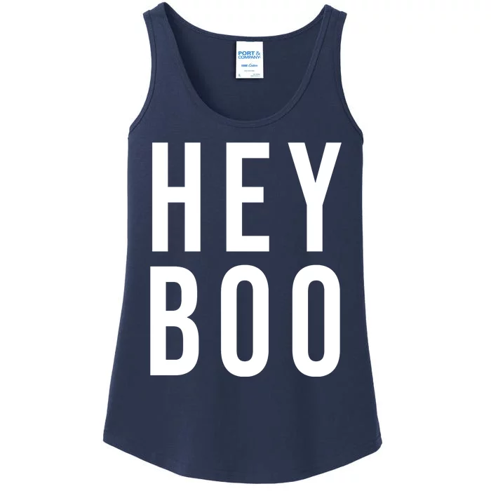 Hey Boo Funny Halloween Festive Ladies Essential Tank