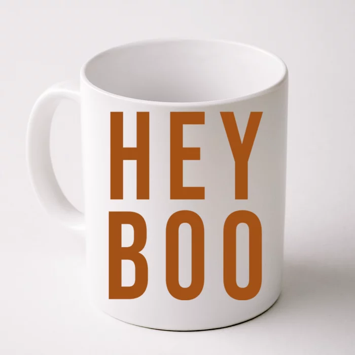 Hey Boo Funny Halloween Festive Front & Back Coffee Mug