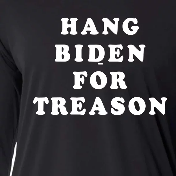 Hang Biden For Treason Cooling Performance Long Sleeve Crew