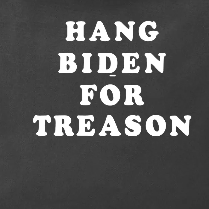 Hang Biden For Treason Zip Tote Bag