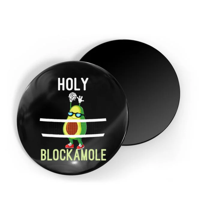 Holy Blockamole Funny Volleyball Block Avocado Magnet