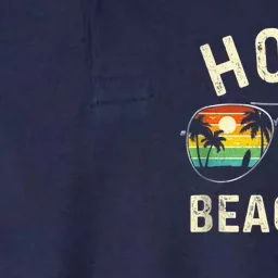 Hola Beaches Funny Aloha Beach Shirt Family Summer Vacation Softstyle Adult Sport Polo