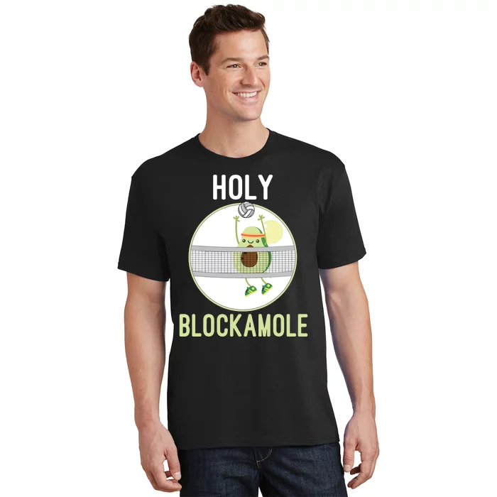 Holy Blockamole Funny Volleyball Block Avocado Teen T-Shirt