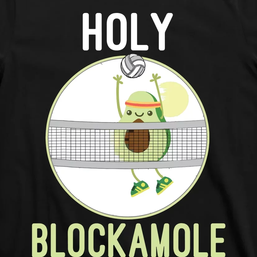 Holy Blockamole Funny Volleyball Block Avocado Teen T-Shirt