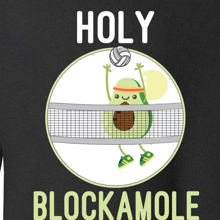 Holy Blockamole Funny Volleyball Block Avocado Teen Toddler Sweatshirt