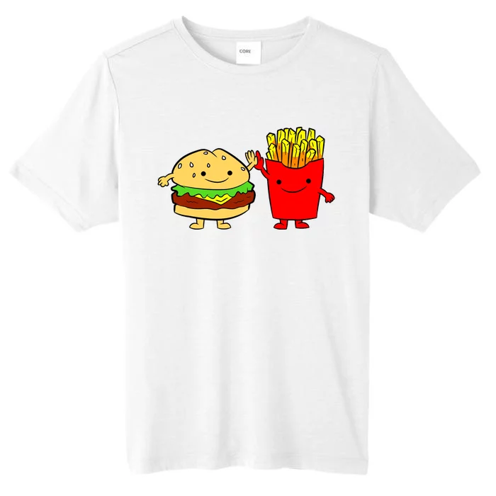 Hamburger Burger Fast Food French Fries ChromaSoft Performance T-Shirt