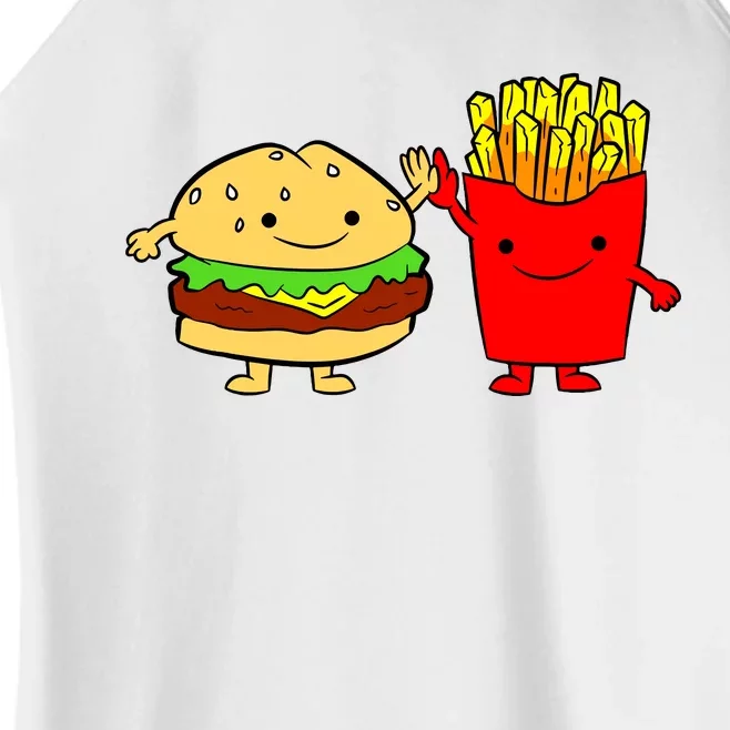 Hamburger Burger Fast Food French Fries Women’s Perfect Tri Rocker Tank