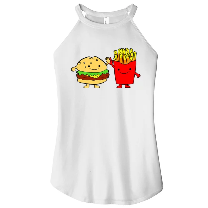 Hamburger Burger Fast Food French Fries Women’s Perfect Tri Rocker Tank