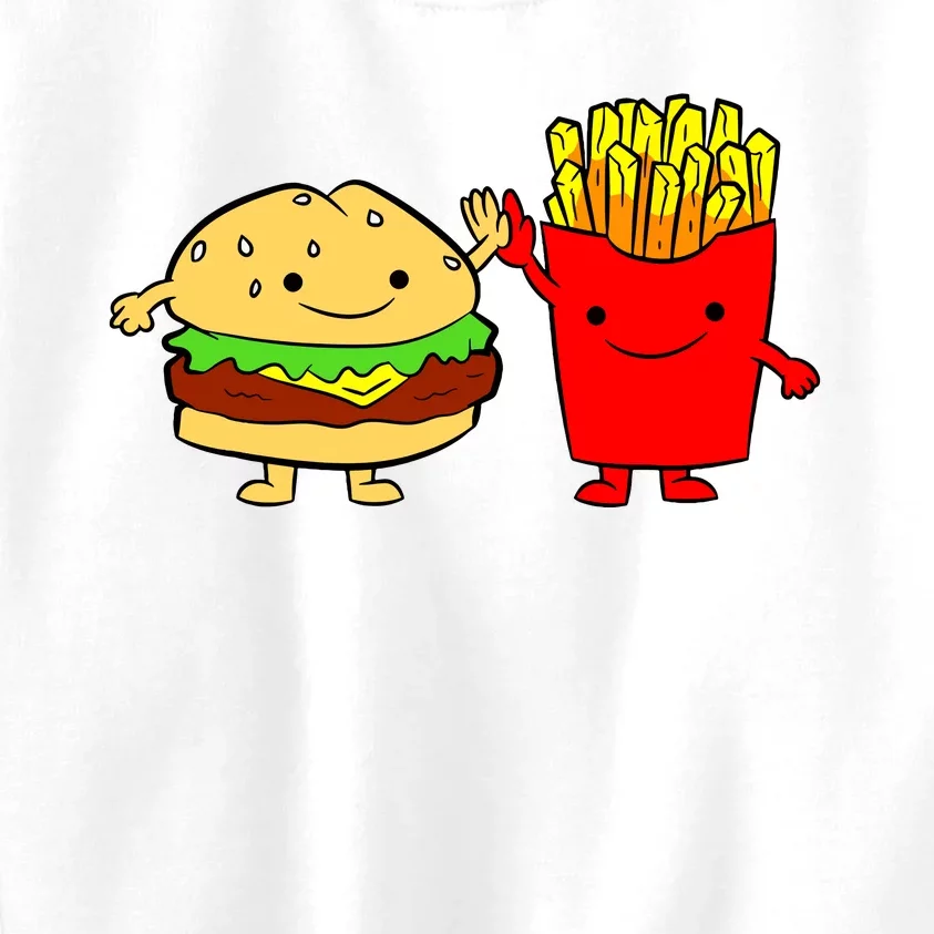 Hamburger Burger Fast Food French Fries Kids Sweatshirt