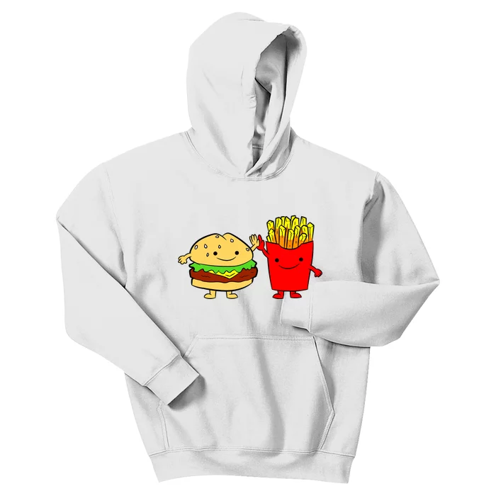 Hamburger Burger Fast Food French Fries Kids Hoodie