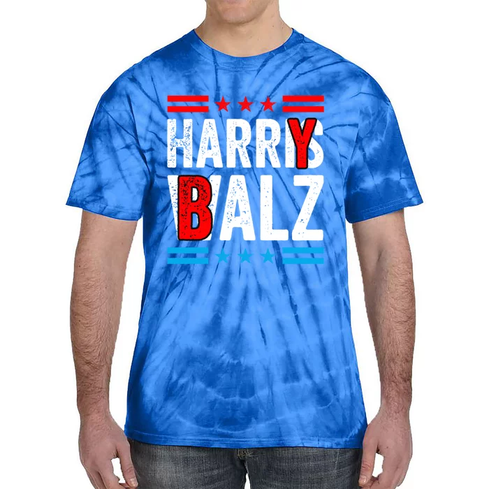 Harry Balz Funny Kamala Harris Political Harris Walz Gift Tie-Dye T-Shirt