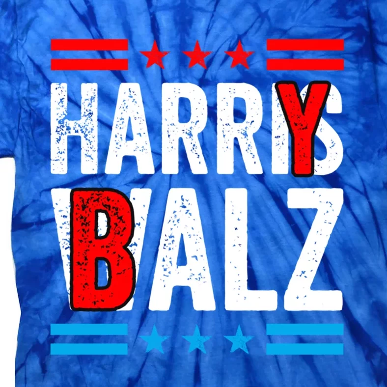 Harry Balz Funny Kamala Harris Political Harris Walz Gift Tie-Dye T-Shirt