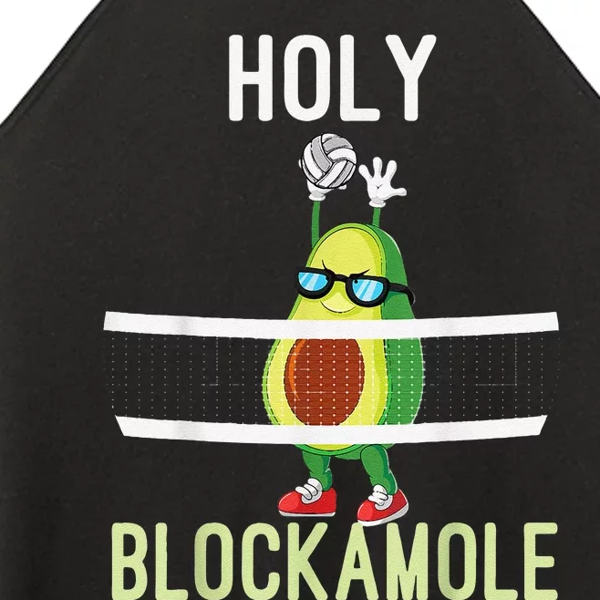 Holy Blockamole Funny Volleyball Block Avocado Women’s Perfect Tri Rocker Tank