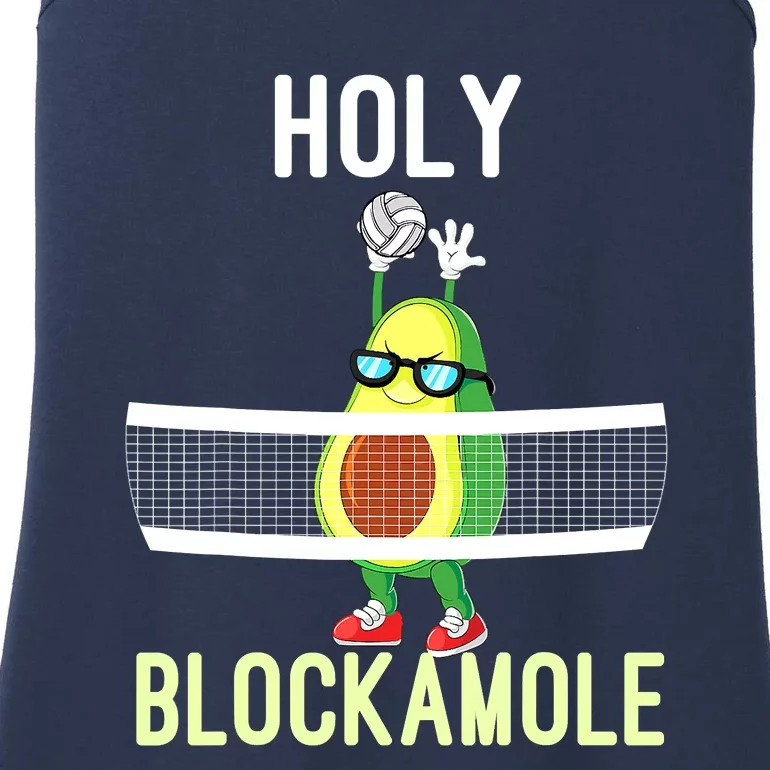 Holy Blockamole Funny Volleyball Block Avocado Teen Girls Ladies Essential Tank