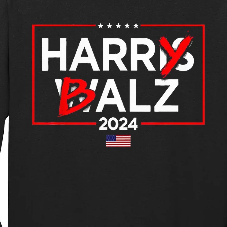 Harry Balz Funny Harris Walz Tall Long Sleeve T-Shirt