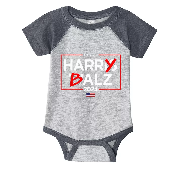 Harry Balz Funny Harris Walz Infant Baby Jersey Bodysuit