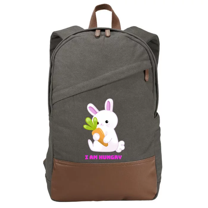 Happy Bunny Funny Cotton Canvas Backpack