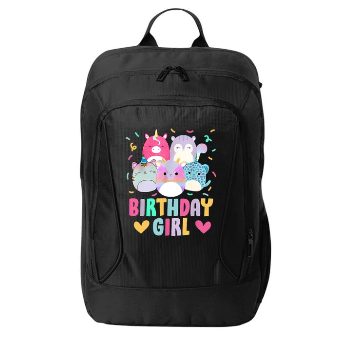 Happy Birthday Girl Squish Squad Mallow Cute City Backpack