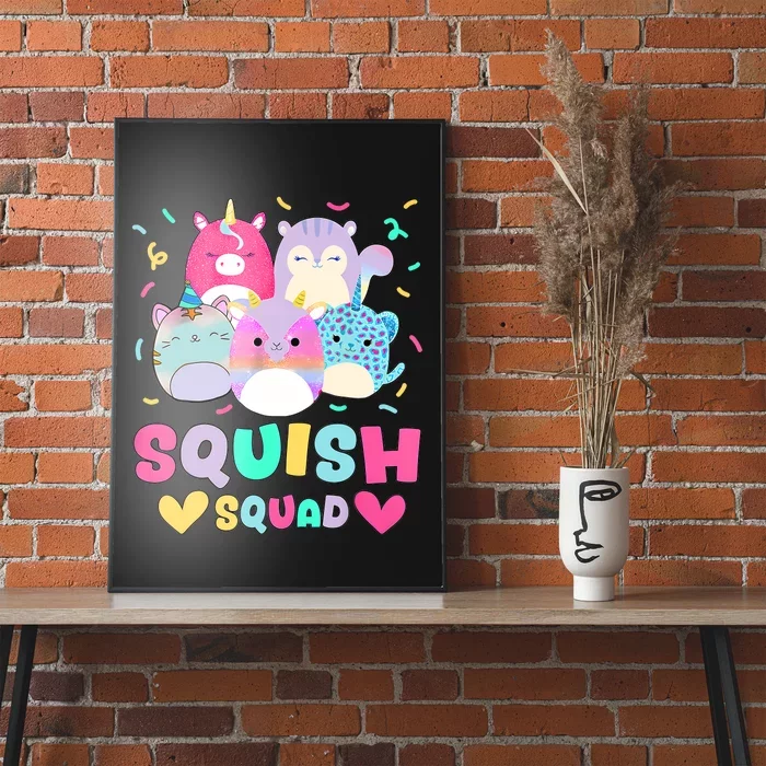 Happy Birthday Girl Squish Squad Mallow Poster