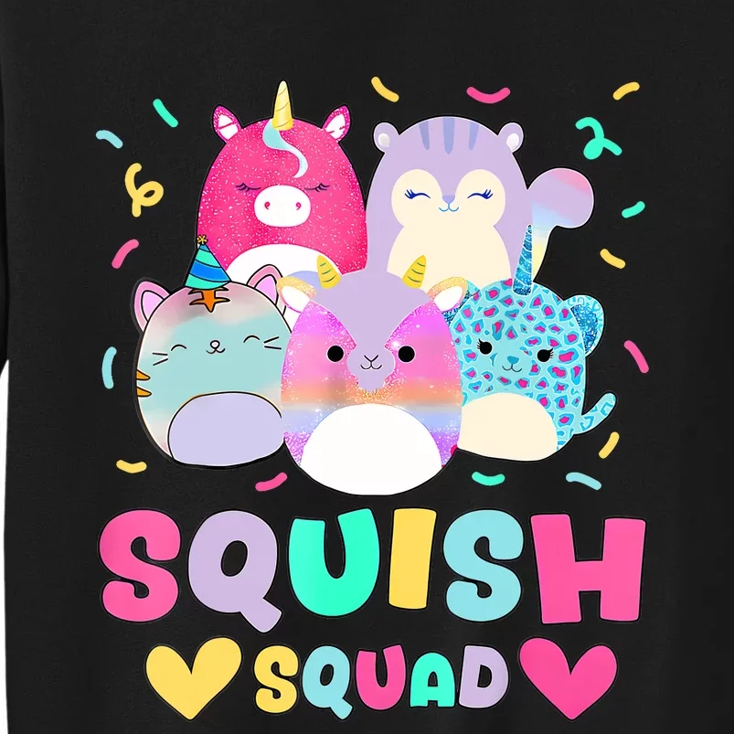 Happy Birthday Girl Squish Squad Mallow Tall Sweatshirt