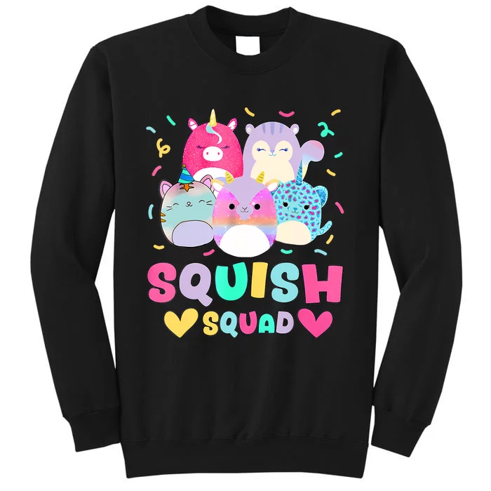 Happy Birthday Girl Squish Squad Mallow Tall Sweatshirt