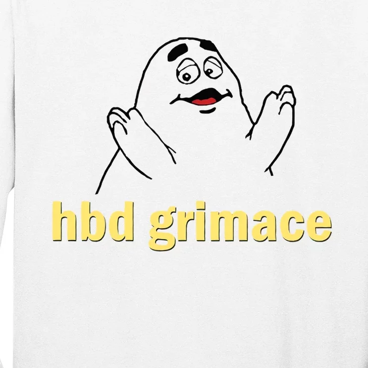 Happy Birthday Grimace Birthday Grimace Birthday Long Sleeve Shirt