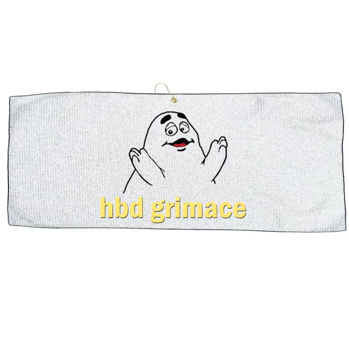 Happy Birthday Grimace Birthday Grimace Birthday Large Microfiber Waffle Golf Towel