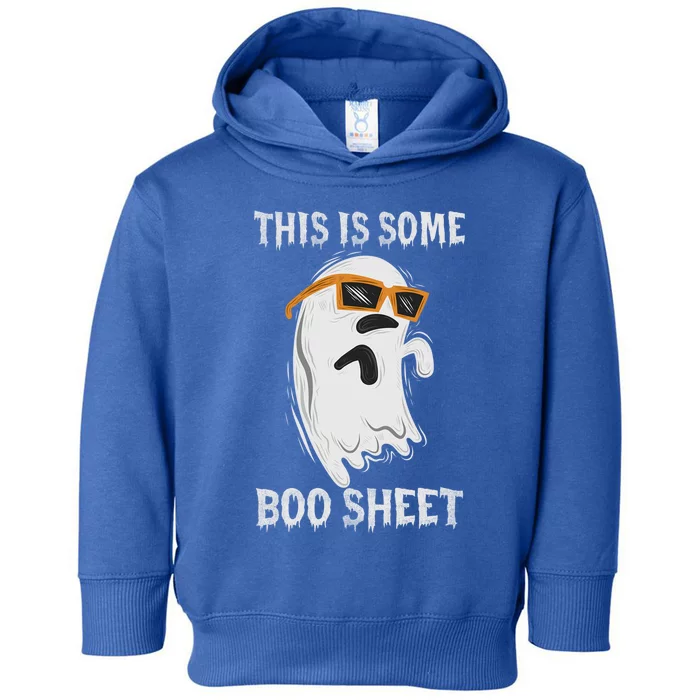 Halloween Boo Ghost Costume This Is Some Boo Sheet Gift Toddler Hoodie