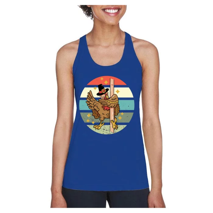 Holiday Bird Gift Women's Racerback Tank