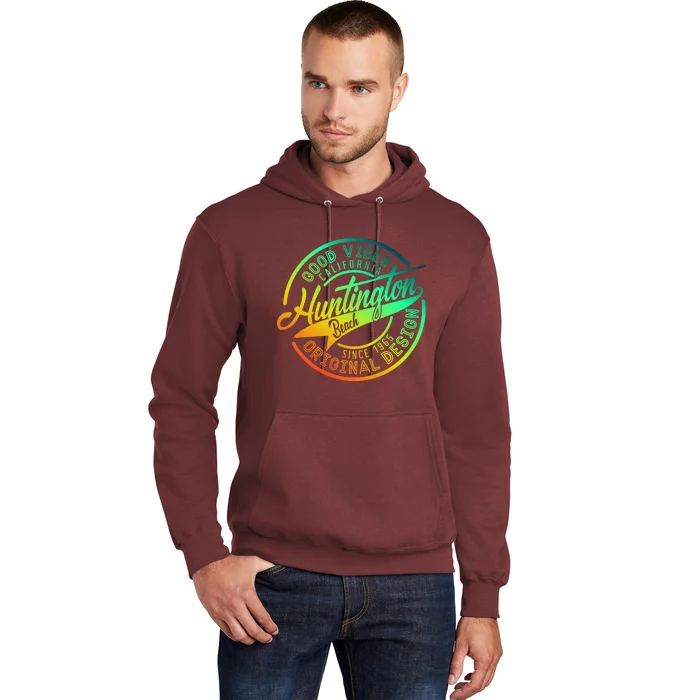 Huntington Beach Good Vibes Original Design Hoodie