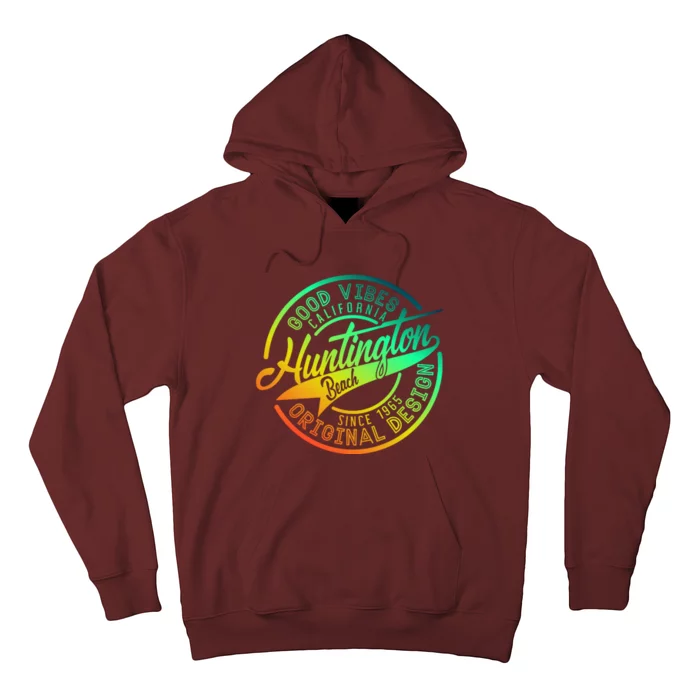 Huntington Beach Good Vibes Original Design Hoodie