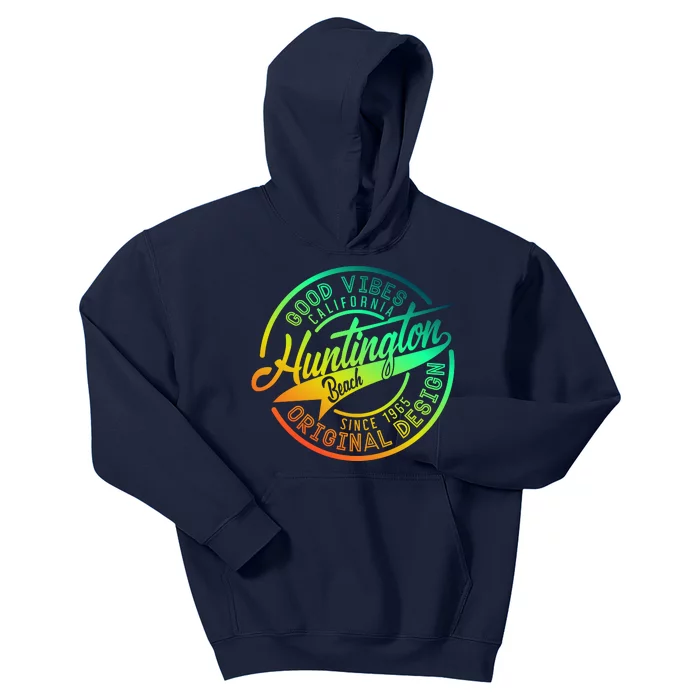 Huntington Beach Good Vibes Original Design Kids Hoodie