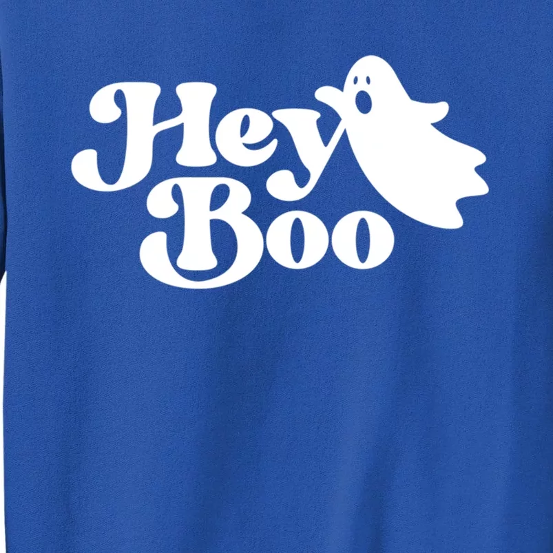 Hey Boo Great Gift Funny Ghost Halloween Gift Tall Sweatshirt