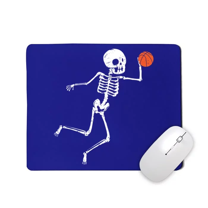 Halloween Basketball Game Scary Skeleton Halloween Lover Gift Mousepad