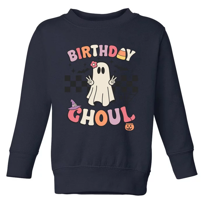 Halloween Birthday Ghoul Bday Party Anniversary Toddler Sweatshirt