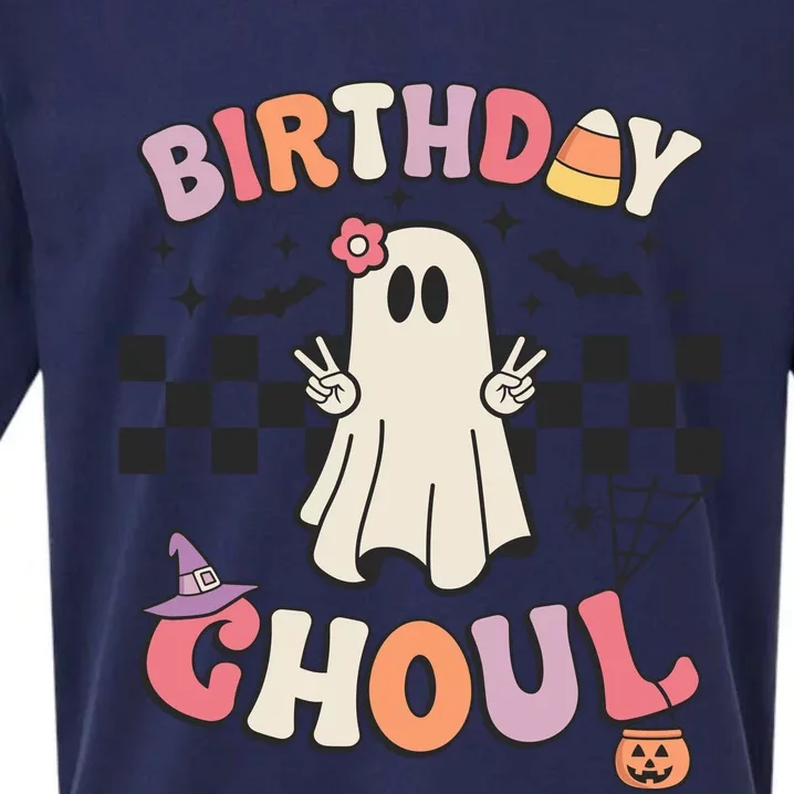 Halloween Birthday Ghoul Bday Party Anniversary Sueded Cloud Jersey T-Shirt