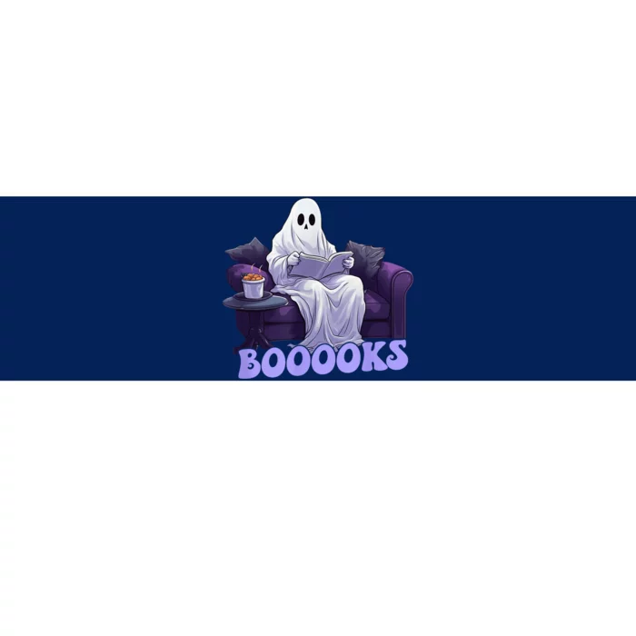 Halloween Boooks Ghost Reading Book Sofa Book Worm  Wo Bumper Sticker