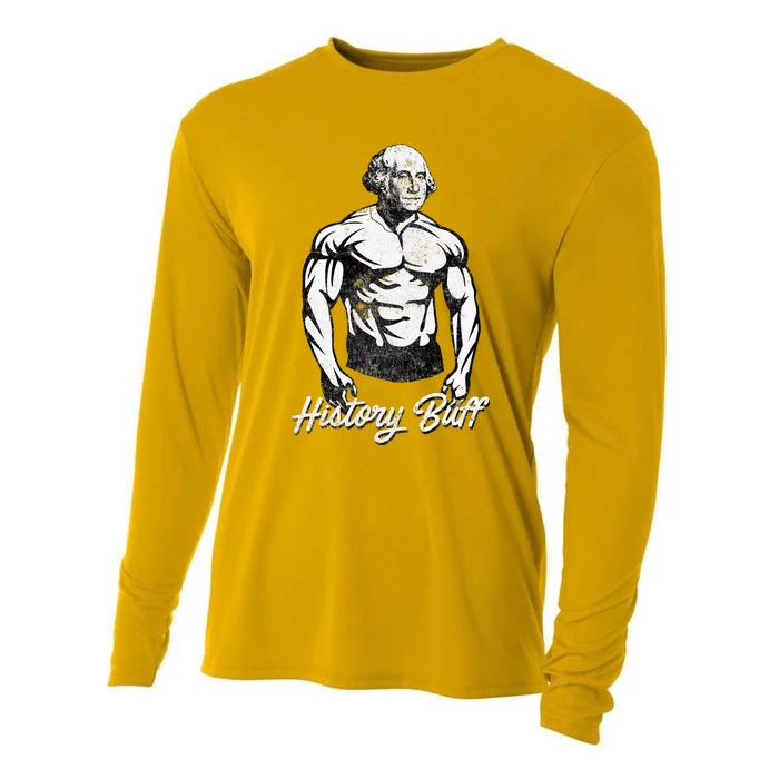 History Buff George Washington Cooling Performance Long Sleeve Crew