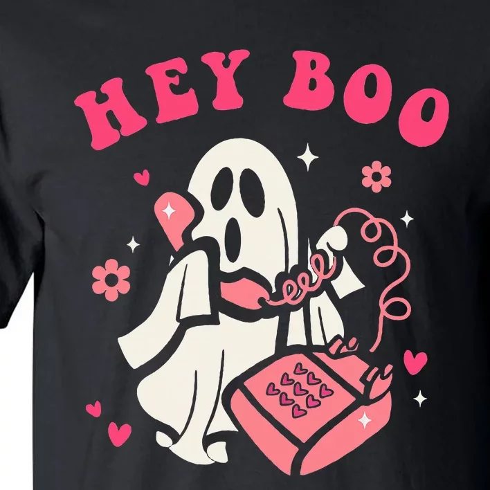 Hey Boo Ghost Halloween Tall T-Shirt