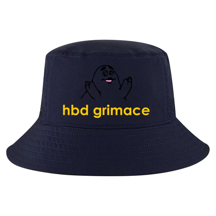 Happy Birthday Grimace HBD Funny Fast Food Meme Cool Comfort Performance Bucket Hat