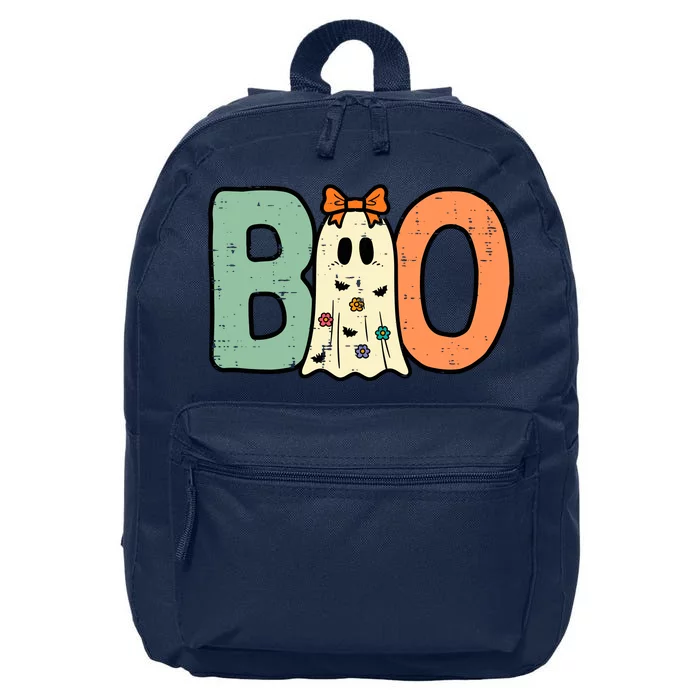 Halloween Boo Ghost Cute Costume 16 in Basic Backpack