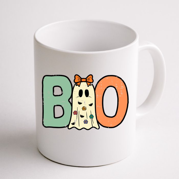 Halloween Boo Ghost Cute Costume Front & Back Coffee Mug