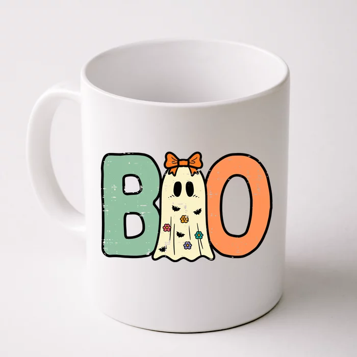 Halloween Boo Ghost Cute Costume Front & Back Coffee Mug