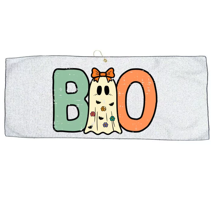 Halloween Boo Ghost Cute Costume Large Microfiber Waffle Golf Towel