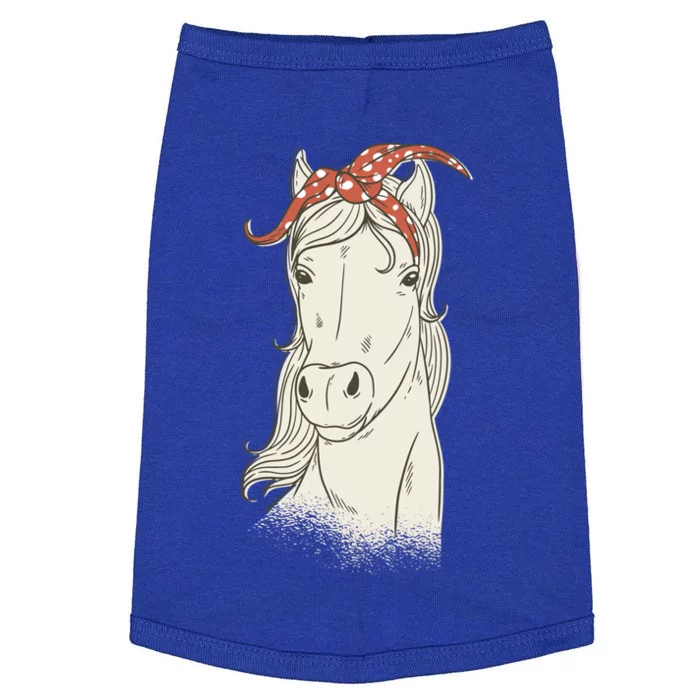 Horse Bandana Graphics Horseback Riding Funny Horse Lover Great Gift Doggie Tank