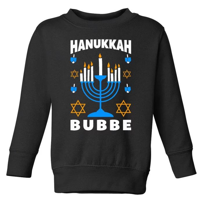 Hanukkah Bubbe Grandma Jewish Festival Chanukah Latke Hanuka Toddler Sweatshirt