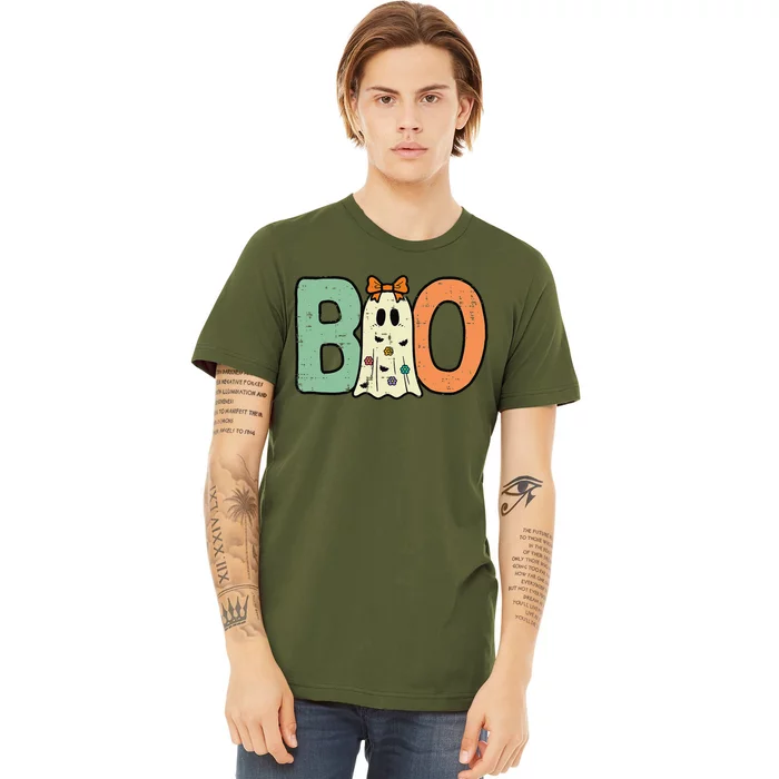 Halloween Boo Ghost Cute Premium T-Shirt